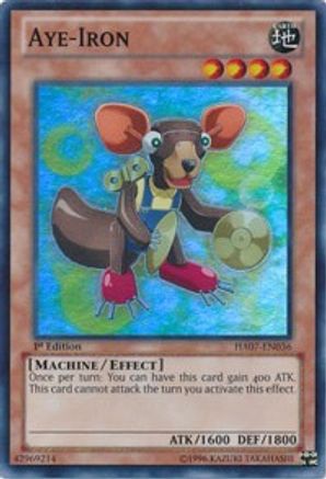 Aye-Iron (HA07-EN036) - Hidden Arsenal 7: Knight of Stars 1st Edition
