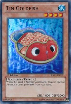 Tin Goldfish (HA07-EN037) - Hidden Arsenal 7: Knight of Stars Unlimited