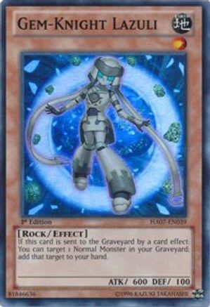 Gem-Knight Lazuli (HA07-EN039) - Hidden Arsenal 7: Knight of Stars Unlimited