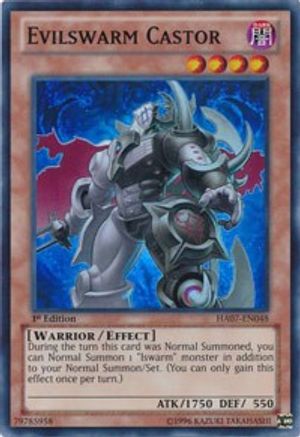 Evilswarm Castor (HA07-EN048) - Hidden Arsenal 7: Knight of Stars Unlimited