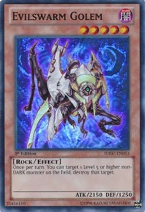 Evilswarm Golem (HA07-EN053) - Hidden Arsenal 7: Knight of Stars Unlimited