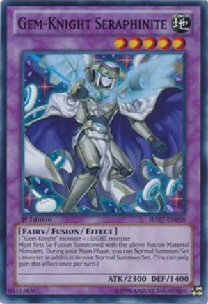 Gem-Knight Seraphinite (HA07-EN058) - Hidden Arsenal 7: Knight of Stars 1st Edition