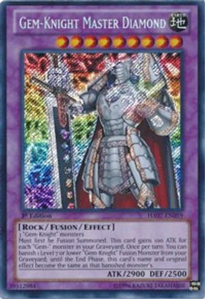 Gem-Knight Master Diamond (HA07-EN059) - Hidden Arsenal 7: Knight of Stars Unlimited
