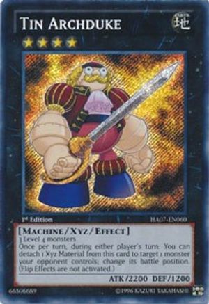 Tin Archduke (HA07-EN060) - Hidden Arsenal 7: Knight of Stars Unlimited