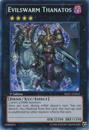 Evilswarm Thanatos (HA07-EN063) - Hidden Arsenal 7: Knight of Stars Unlimited