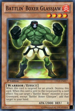 Battlin' Boxer Glassjaw (LTGY-EN017) - Lord of the Tachyon Galaxy Unlimited