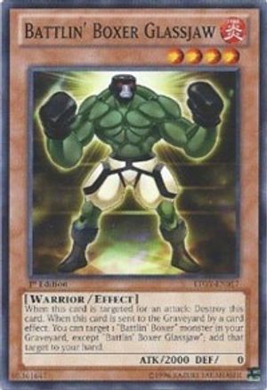 Battlin' Boxer Glassjaw (LTGY-EN017) - Lord of the Tachyon Galaxy Unlimited