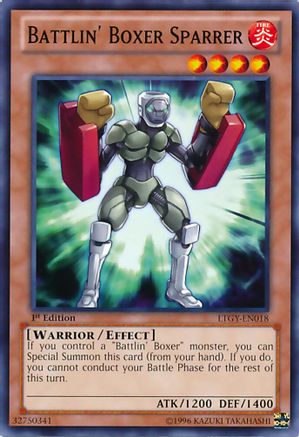 Battlin' Boxer Sparrer (LTGY-EN018) - Lord of the Tachyon Galaxy Unlimited