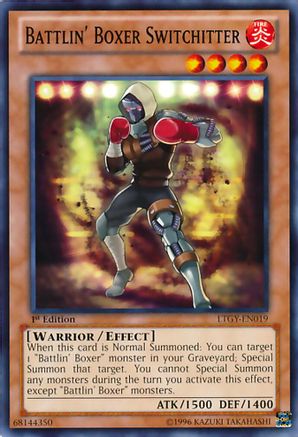 Battlin' Boxer Switchitter (LTGY-EN019) - Lord of the Tachyon Galaxy 1st Edition