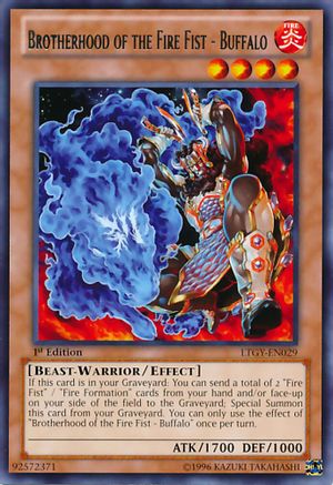 Brotherhood of the Fire Fist - Buffalo (LTGY-EN029) - Lord of the Tachyon Galaxy 1st Edition