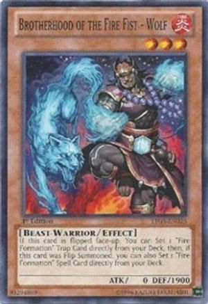 Brotherhood of the Fire Fist - Wolf (LTGY-EN026) - Lord of the Tachyon Galaxy Unlimited