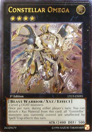 Constellar Omega (UTR) (LTGY-EN091) - Lord of the Tachyon Galaxy 1st Edition