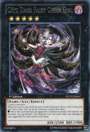 CXyz Dark Fairy Cheer Girl (LTGY-EN047) - Lord of the Tachyon Galaxy Unlimited