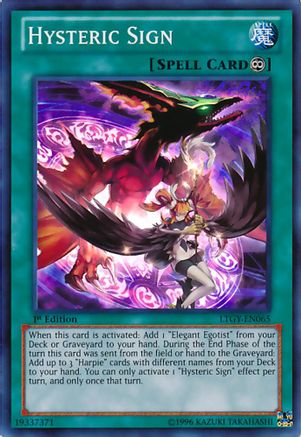 Hysteric Sign (LTGY-EN065) - Lord of the Tachyon Galaxy Unlimited