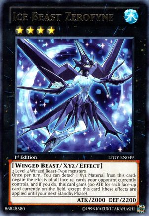 Ice Beast Zerofyne (LTGY-EN049) - Lord of the Tachyon Galaxy Unlimited