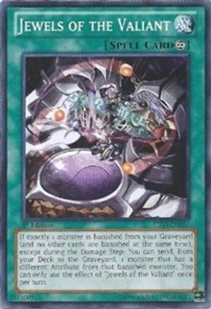 Jewels of the Valiant (LTGY-EN067) - Lord of the Tachyon Galaxy Unlimited