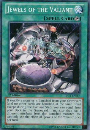 Jewels of the Valiant (LTGY-EN067) - Lord of the Tachyon Galaxy Unlimited