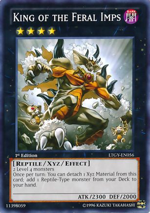King of the Feral Imps (LTGY-EN056) - Lord of the Tachyon Galaxy 1st Edition