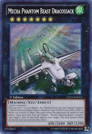 Mecha Phantom Beast Dracossack (LTGY-EN053) - Lord of the Tachyon Galaxy Unlimited