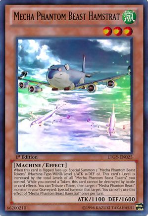 Mecha Phantom Beast Hamstrat (LTGY-EN025) - Lord of the Tachyon Galaxy 1st Edition