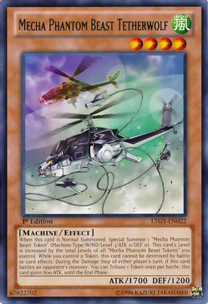 Mecha Phantom Beast Tetherwolf (LTGY-EN022) - Lord of the Tachyon Galaxy Unlimited