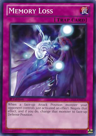 Memory Loss (LTGY-EN070) - Lord of the Tachyon Galaxy 1st Edition