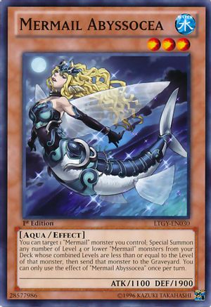 Mermail Abyssocea (LTGY-EN030) - Lord of the Tachyon Galaxy Unlimited