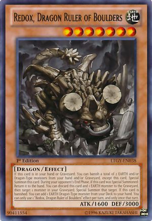 Redox, Dragon Ruler of Boulders (LTGY-EN038) - Lord of the Tachyon Galaxy 1st Edition