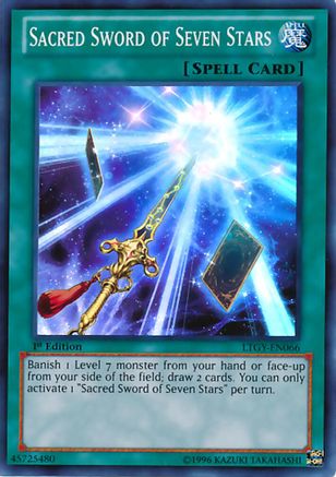 Sacred Sword of Seven Stars (LTGY-EN066) - Lord of the Tachyon Galaxy Unlimited