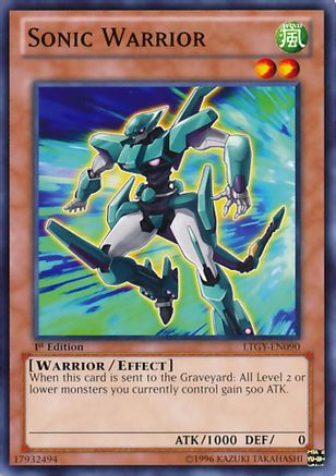 Sonic Warrior (LTGY-EN090) - Lord of the Tachyon Galaxy Unlimited