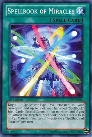 Spellbook of Miracles (LTGY-EN088) - Lord of the Tachyon Galaxy Unlimited