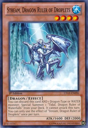 Stream, Dragon Ruler of Droplets (LTGY-EN096) - Lord of the Tachyon Galaxy 1st Edition