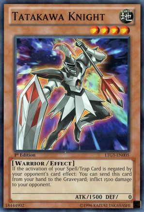 Tatakawa Knight (LTGY-EN005) - Lord of the Tachyon Galaxy Unlimited
