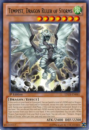 Tempest, Dragon Ruler of Storms (LTGY-EN041) - Lord of the Tachyon Galaxy Unlimited