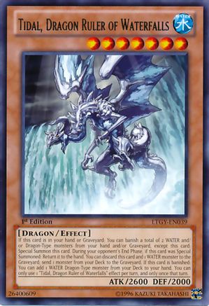 Tidal, Dragon Ruler of Waterfalls (LTGY-EN039) - Lord of the Tachyon Galaxy Unlimited