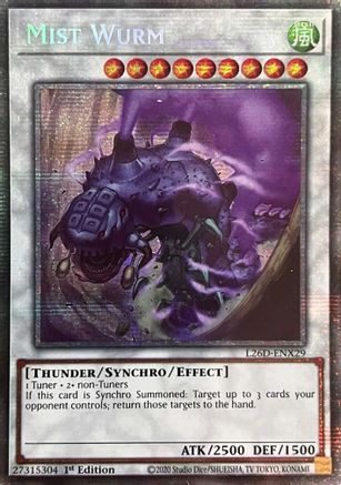 Mist Wurm (Starlight Rare) (L26D-ENX29) - Legendary Modern Decks 2026 1st Edition