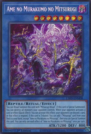 Ame no Murakumo no Mitsurugi (Secret Rare) (L26D-ENM08) - Legendary Modern Decks 2026 1st Edition