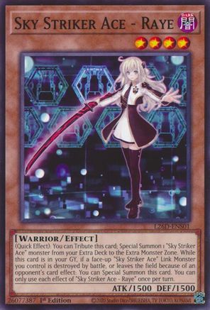 Sky Striker Ace - Raye (L26D-ENS01) - Legendary Modern Decks 2026 1st Edition