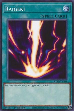 Raigeki (L26D-ENS05) - Legendary Modern Decks 2026 1st Edition