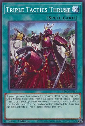 Triple Tactics Thrust (L26D-ENS23) - Legendary Modern Decks 2026 1st Edition