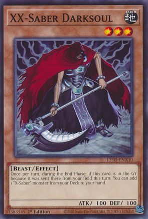 XX-Saber Darksoul (L26D-ENX10) - Legendary Modern Decks 2026 1st Edition