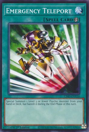 Emergency Teleport (L26D-ENX16) - Legendary Modern Decks 2026 1st Edition