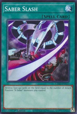 Saber Slash (L26D-ENX17) - Legendary Modern Decks 2026 1st Edition