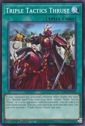 Triple Tactics Thrust - L26D-ENX24 (L26D-ENX24) - Legendary Modern Decks 2026 1st Edition
