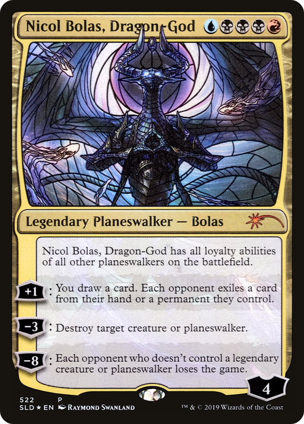 Nicol Bolas, Dragon-God (Stained Glass) [Secret Lair Drop Promos]