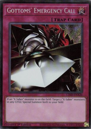 Gottoms' Emergency Call (Secret Rare) (L26D-ENX26) - Legendary Modern Decks 2026 1st Edition