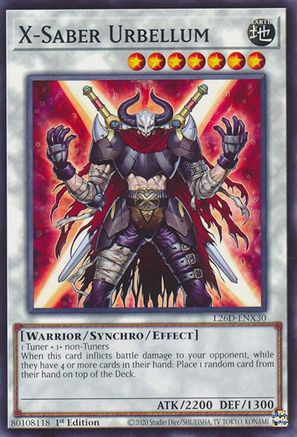 X-Saber Urbellum (L26D-ENX30) - Legendary Modern Decks 2026 1st Edition