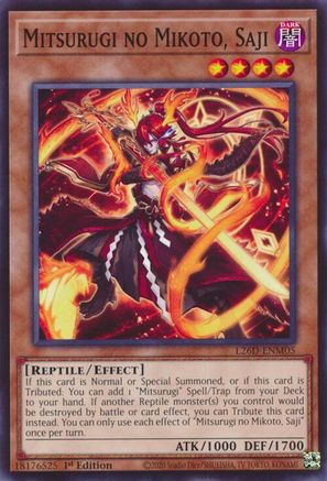 Mitsurugi no Mikoto, Saji (L26D-ENM05) - Legendary Modern Decks 2026 1st Edition