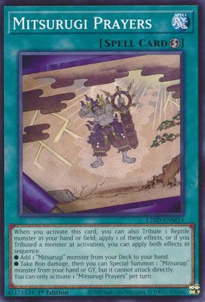Mitsurugi Prayers (L26D-ENM14) - Legendary Modern Decks 2026 1st Edition