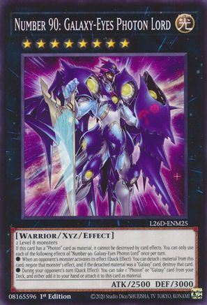 Number 90: Galaxy-Eyes Photon Lord (L26D-ENM25) - Legendary Modern Decks 2026 1st Edition